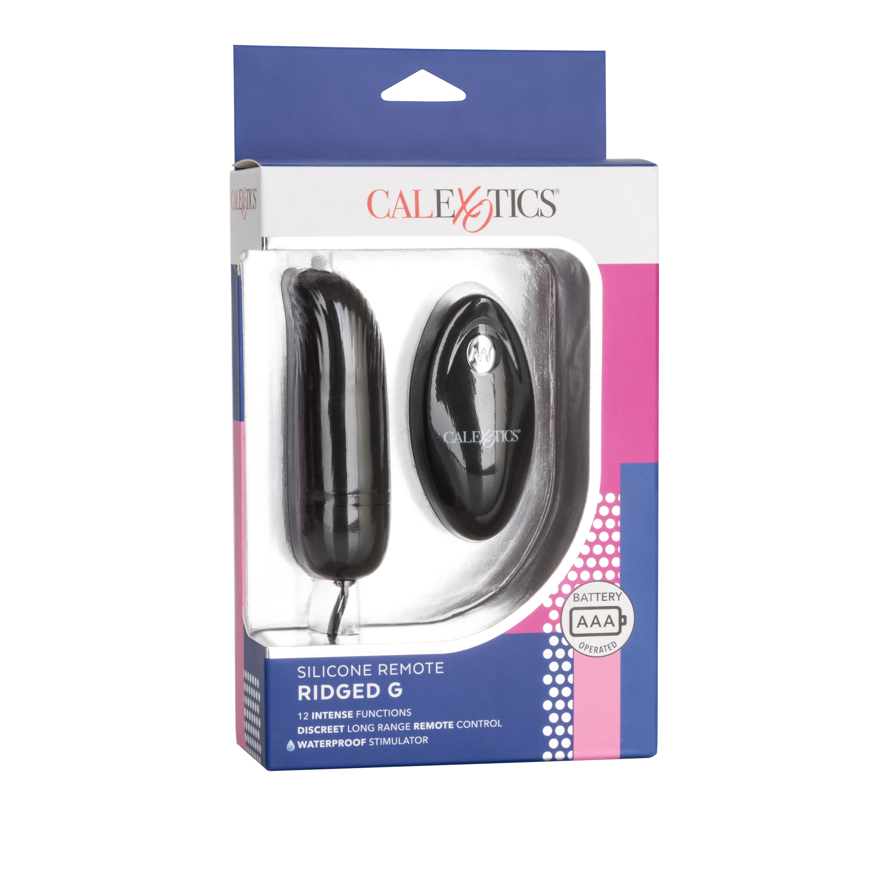 Компактный стимулятор точки G с управлением при помощи пульта Silicone Remote Ridged G