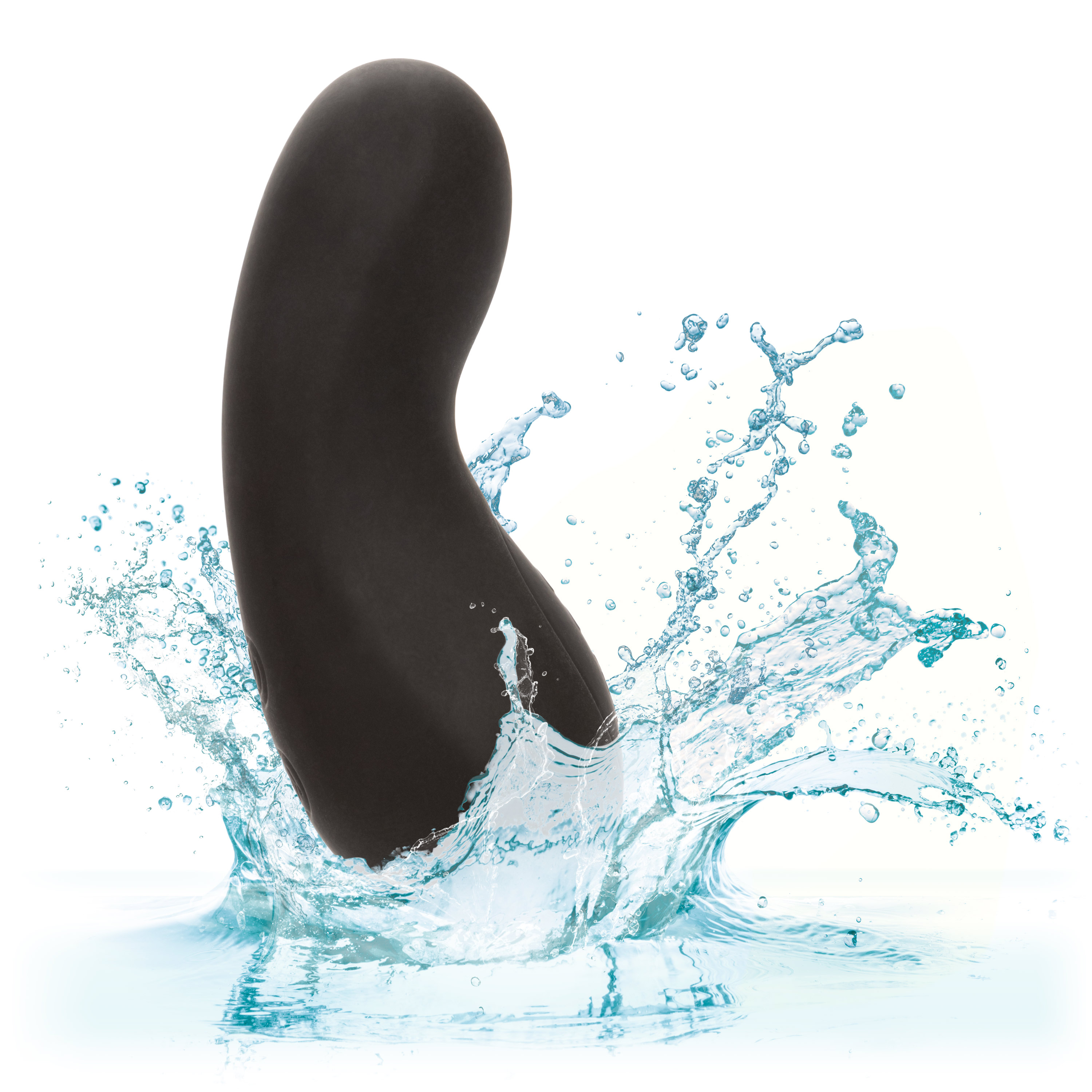 Компактный вибромассажер с управлением при помощи пульта Silicone Remote Rechargeable Curve