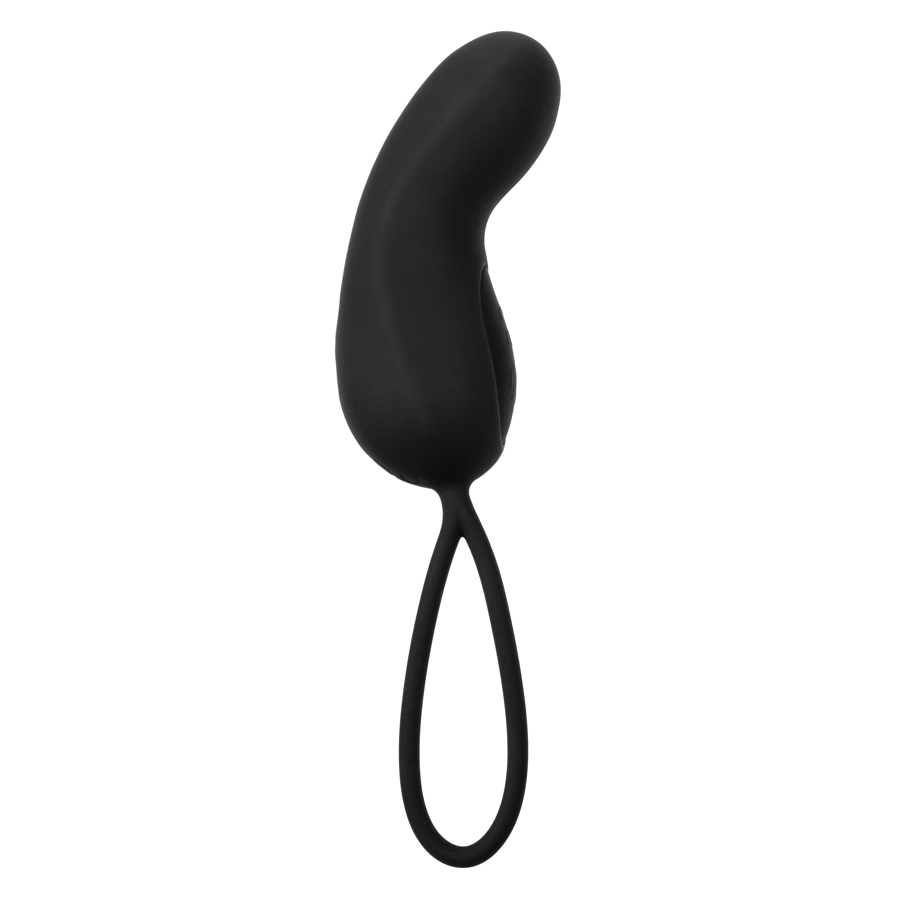 Компактный вибромассажер с управлением при помощи пульта Silicone Remote Rechargeable Curve