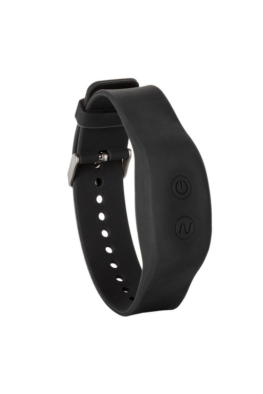 Компактный вибромассажер с управлением при помощи браслета Wristband Remote Curve