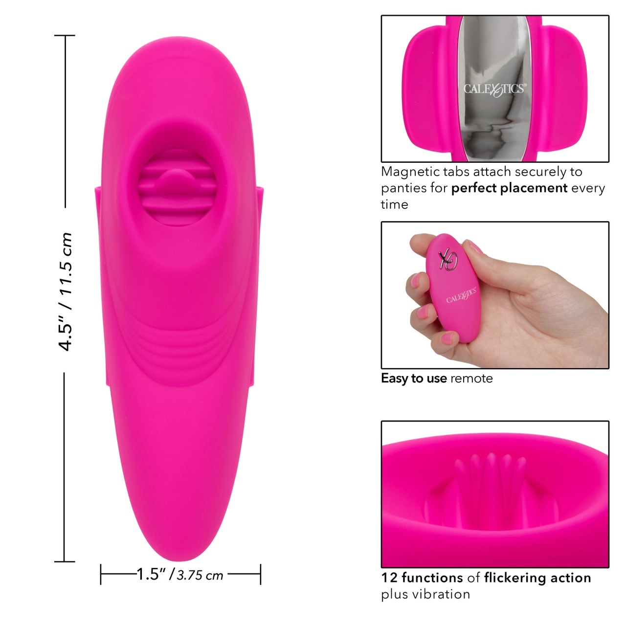 Стимулятор в трусики с пультом управления Lock-N-Play Remote Flicker Panty Teaser