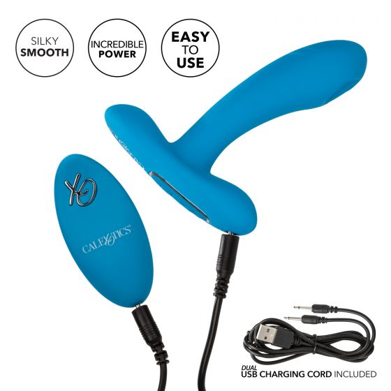 Массажер простаты с управлением при помощи пульта Silicone Remote Pulsing Pleaser