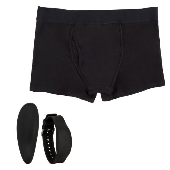 Трусы боксеры с вибромассажером Remote Control Panty Set  M/L