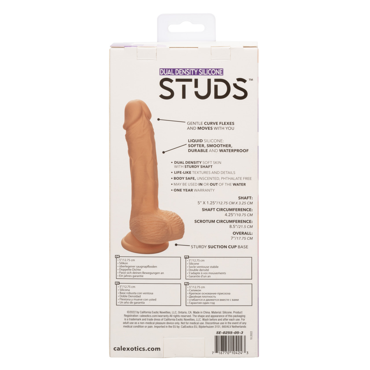 Фалоимитатор Dual Density Silicone Studs (12,75 х 3,25 см.)
