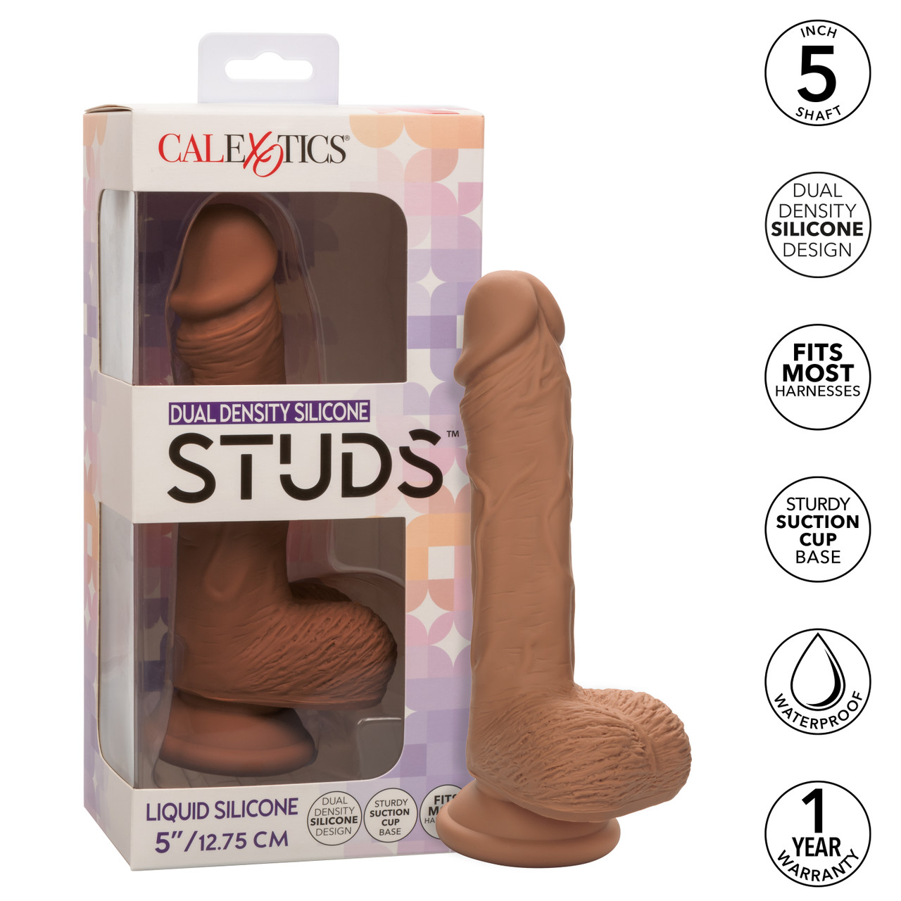 Фалоимитатор Dual Density Silicone Studs (12,75 х 3,25 см.)