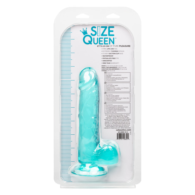 Фалоимитатор SIZE QUEEN 6"/15.25 CM - BLUE