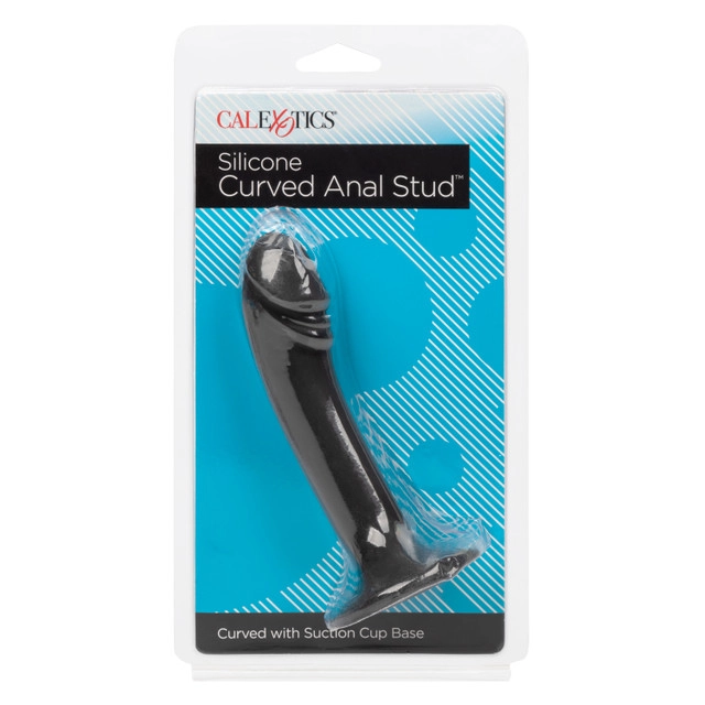 Анальный фаллоимитатор SILICONE CURVED ANAL STUD