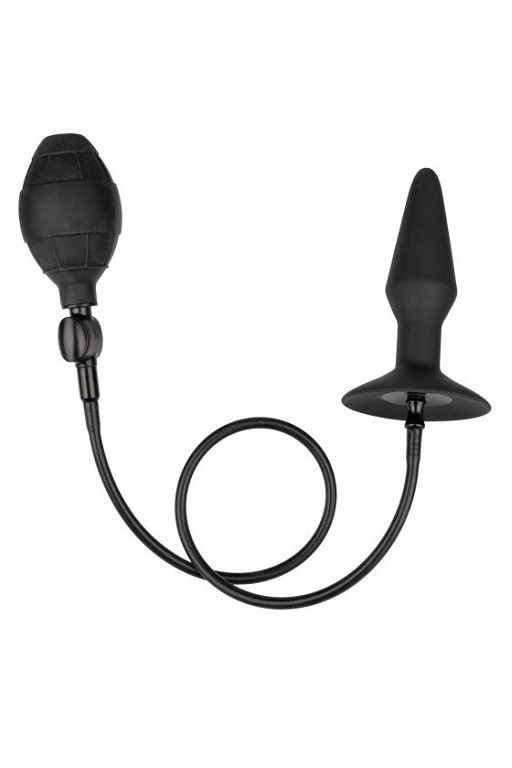 Расширяющаяся анальная пробка с отсоединяющимся шлангом Silicone Inflatable Plug (Medium)