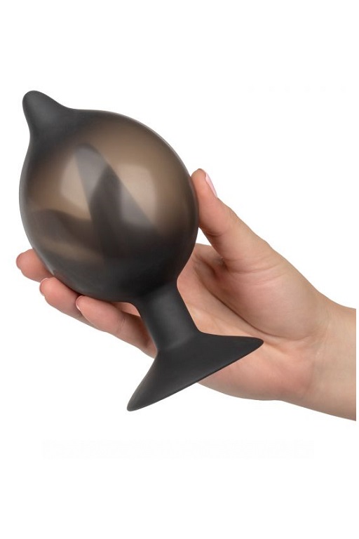 Расширяющаяся анальная пробка с отсоединяющимся шлангом Silicone Inflatable Plug (Medium)
