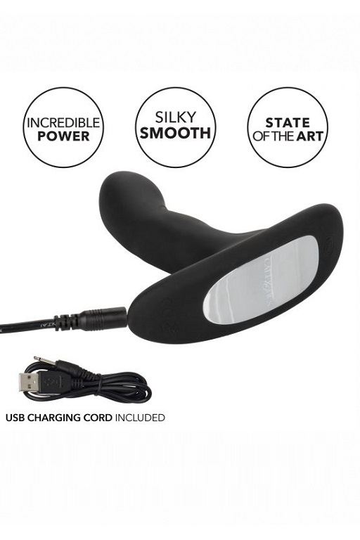 Перезарежаемый силиконовый анальный стимулятор Wireless Rocking Probe с функцией «манящее движение»