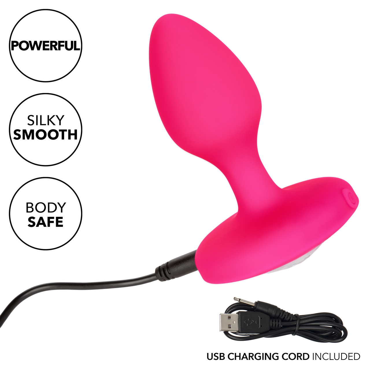 Перезаряжаемая анальная вибропробка Cheeky Gems Medium Rechargeable Vibrating Probe