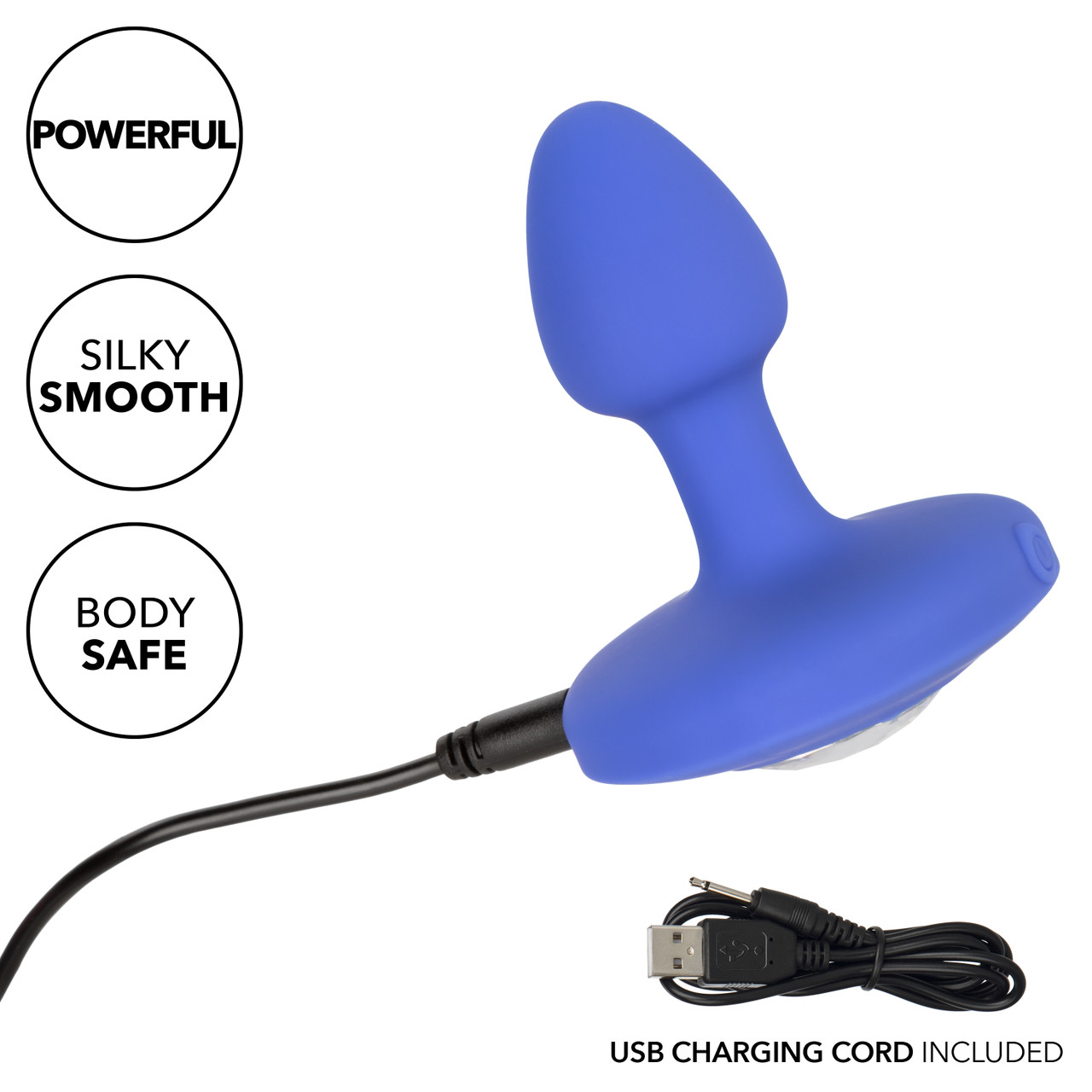 Перезаряжаемая анальная вибропробка Cheeky Gems Small Rechargeable Vibrating Probe