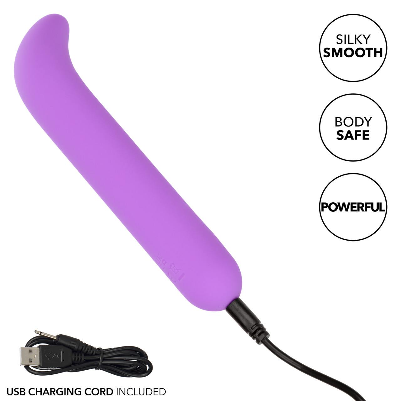 Вибромассажер для стимуляции зоны G Bliss Liquid Silicone Mini G Vibe