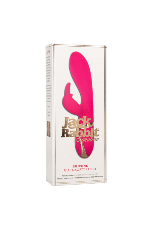Ультра мягкий перезаряжаемый вибромассажер кролик Ultra-Soft Rabbit