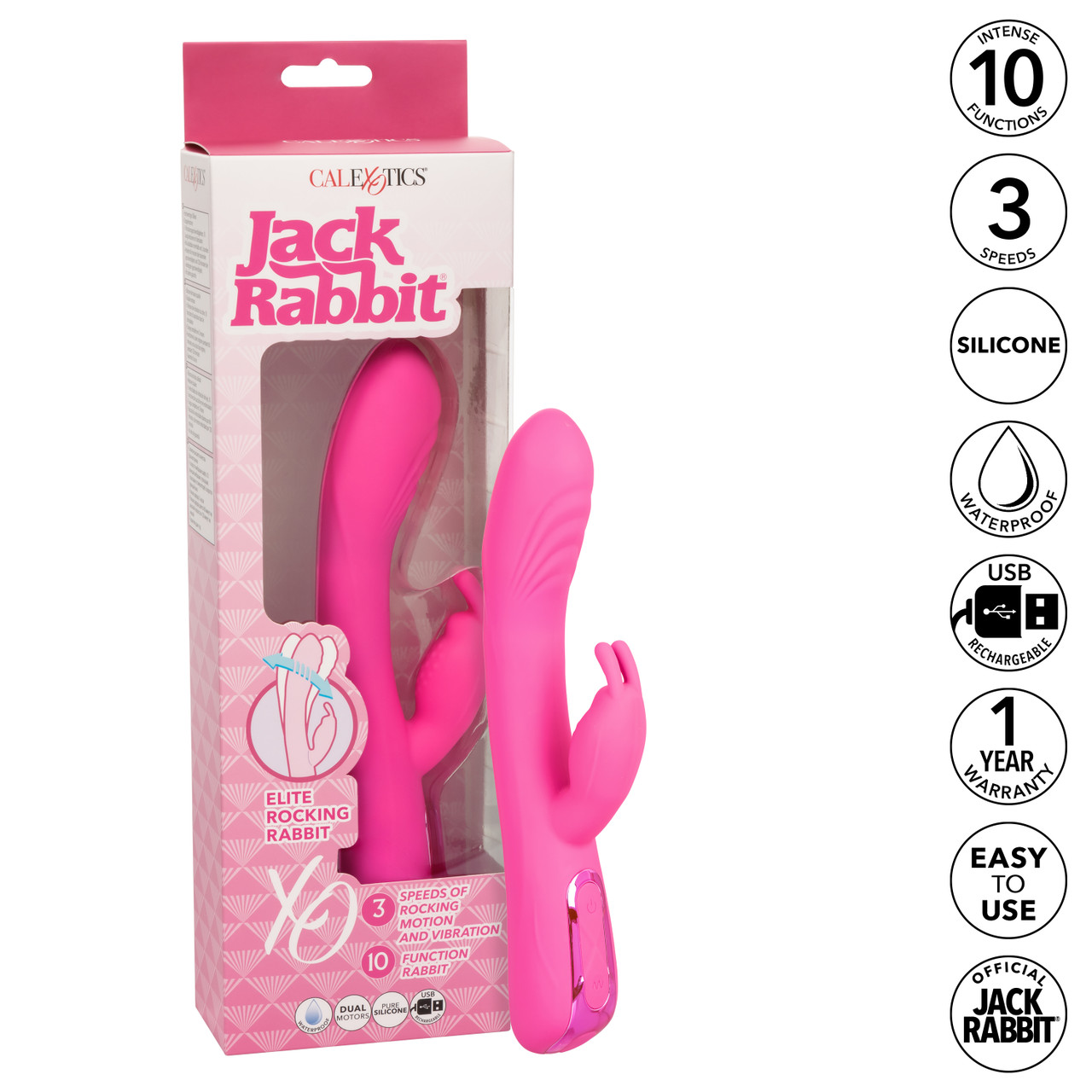 Вибратор-кролик Jack Rabbit Elite Rocking Rabbit