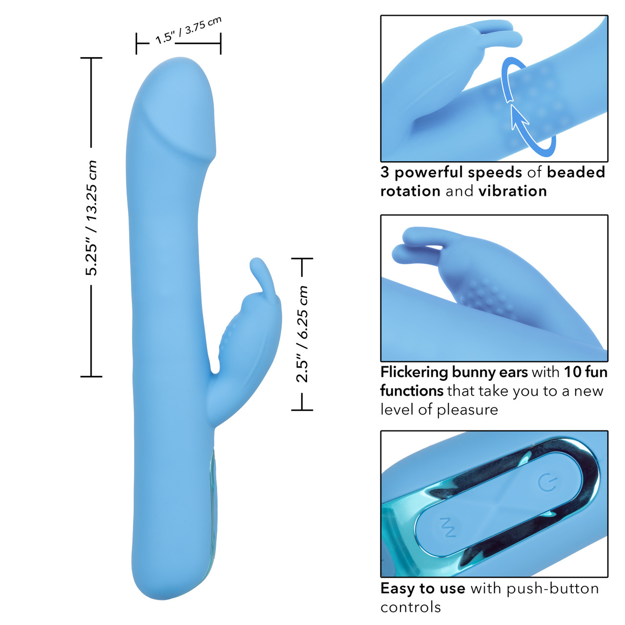 Вибратор-кролик Jack Rabbit Elite Rotating Rabbit