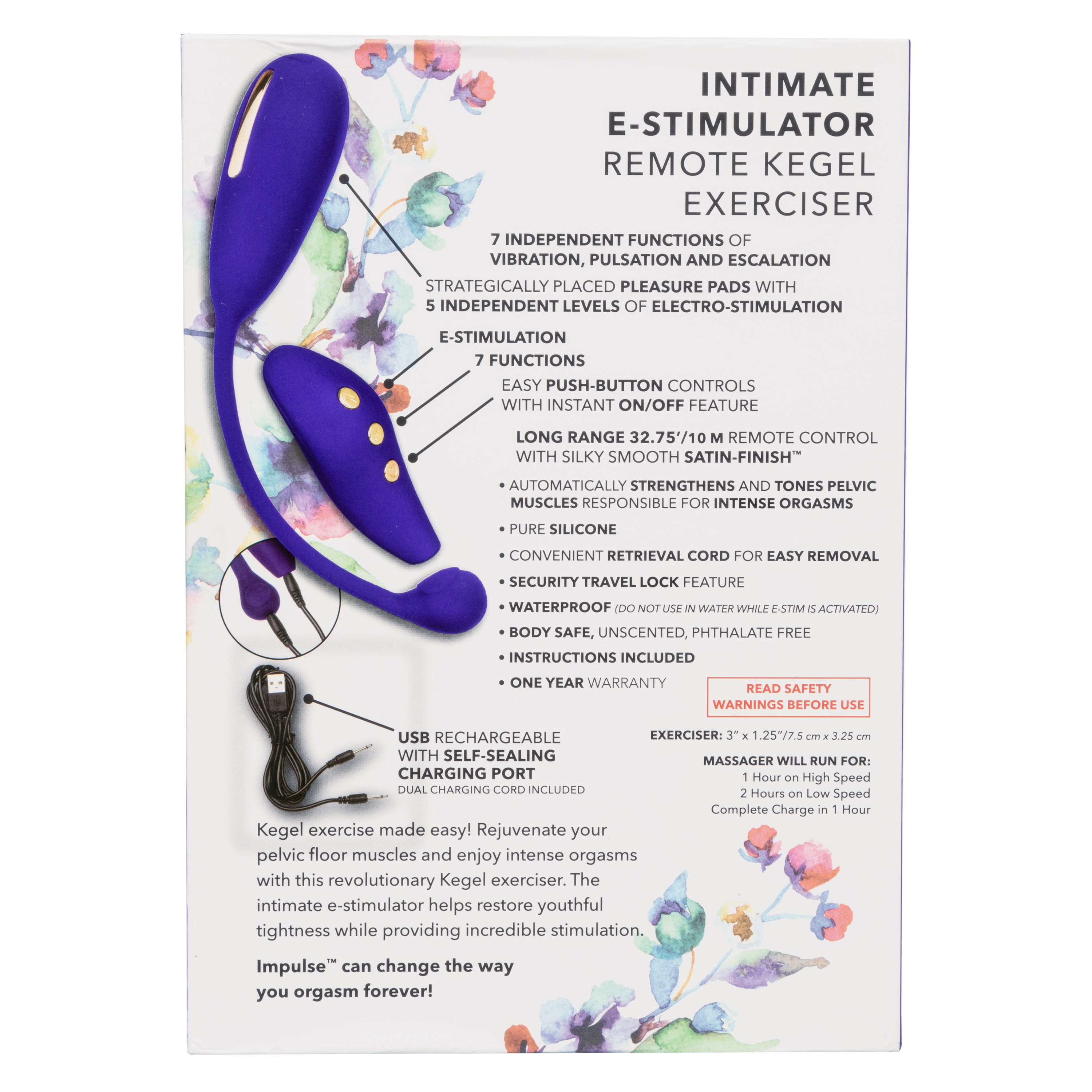 Виброяйцо (тренажер Кегеля) с электростимуляцией Impulse E-Stimulator Kegel Exerciser