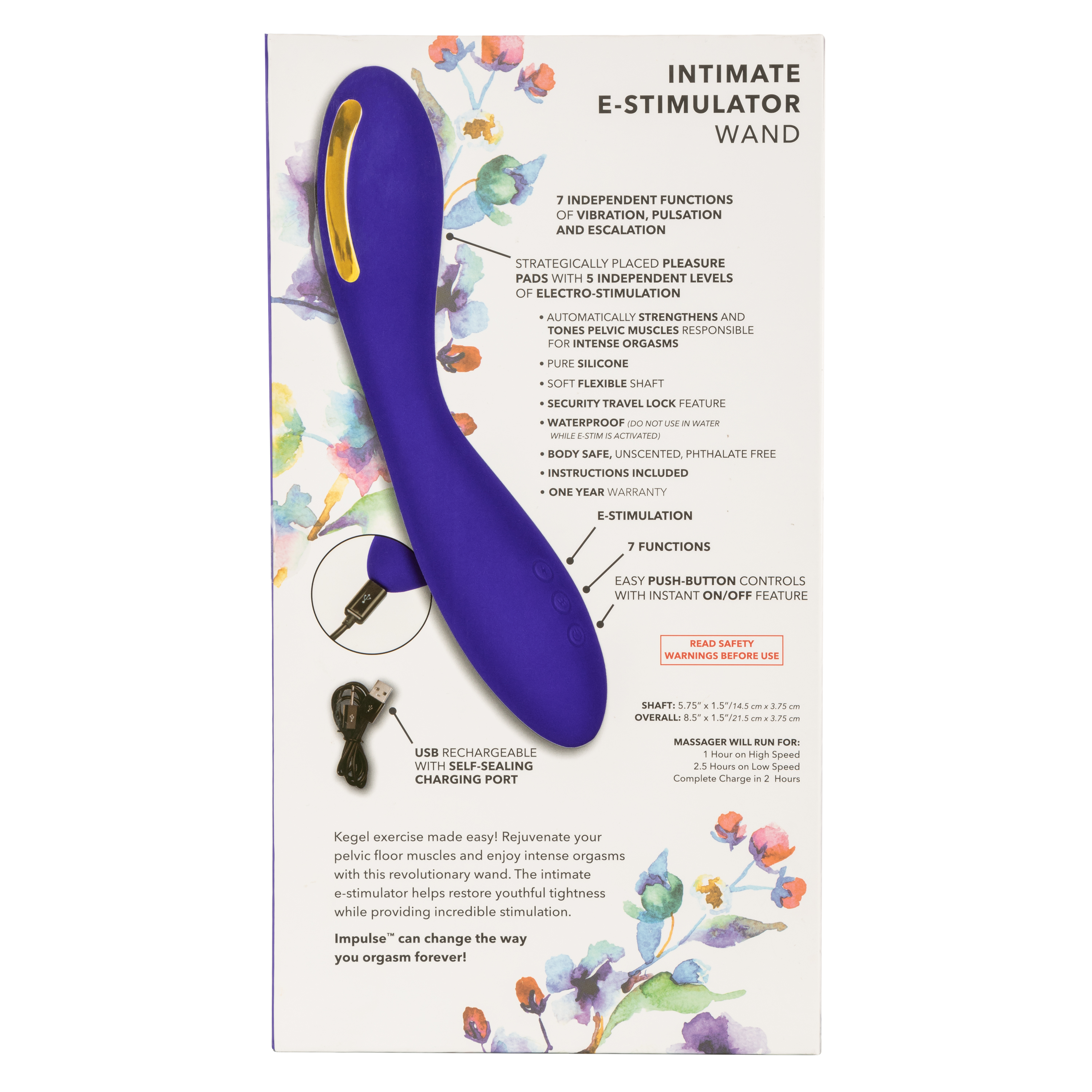 Вибромассажер с электростимуляцией Impulse Intimate E-Stimulator Wand