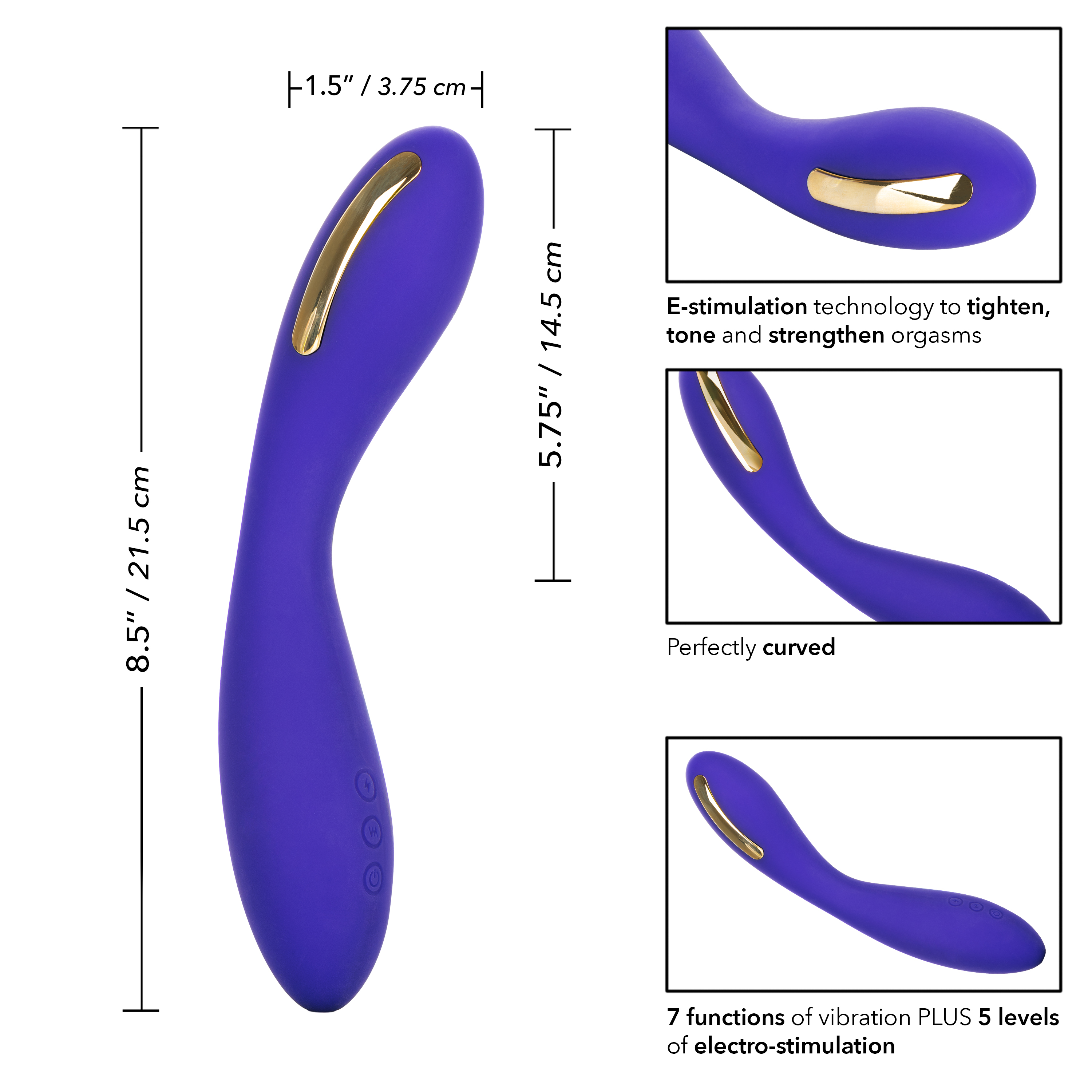 Вибромассажер с электростимуляцией Impulse Intimate E-Stimulator Wand