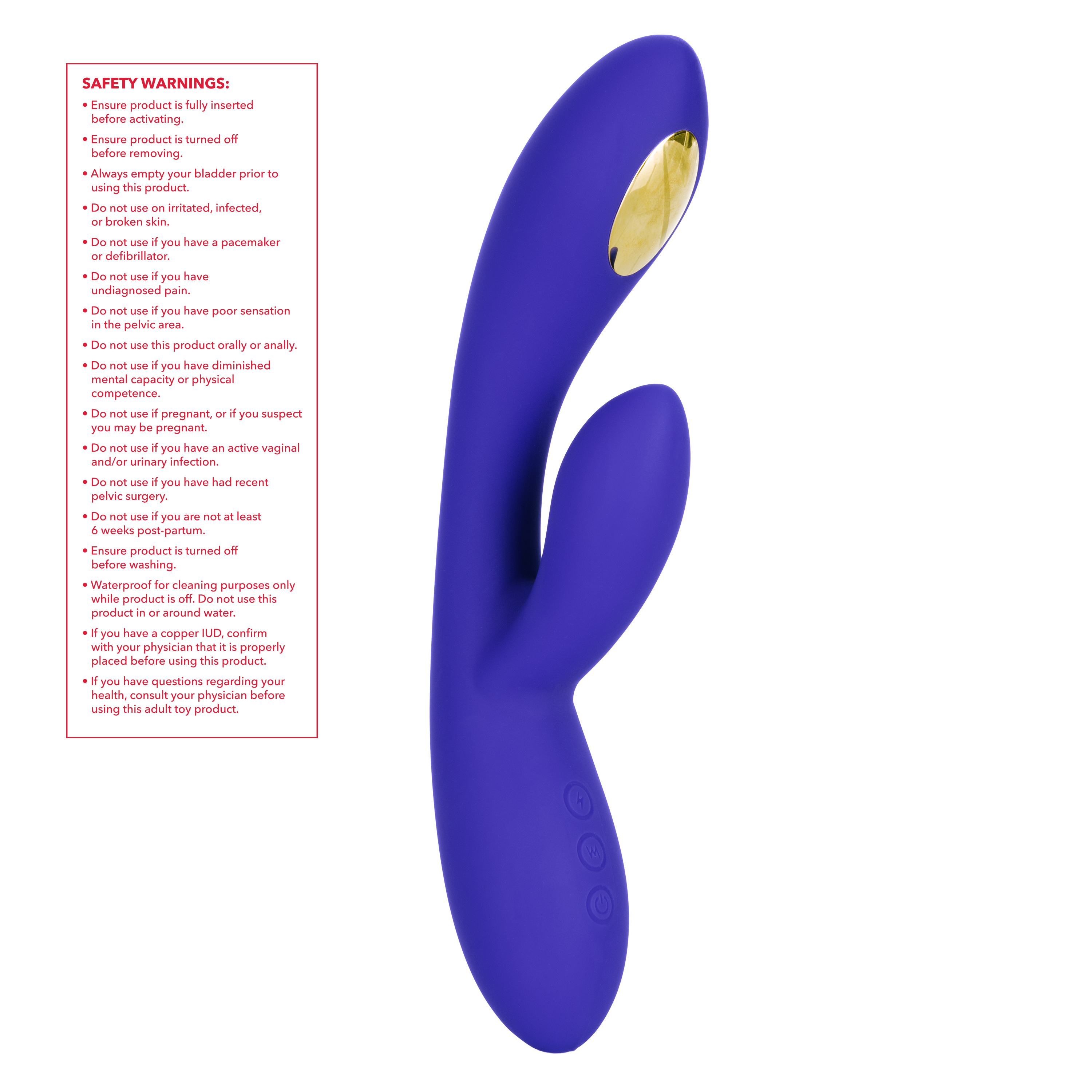 Вибромассажер кролик с электростимуляцией Impulse Intimate E-Stimulator Dual Wand