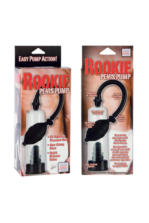 Ручная вакуумная помпа для мужчин с насосом в виде груши Rookie Penis Pump