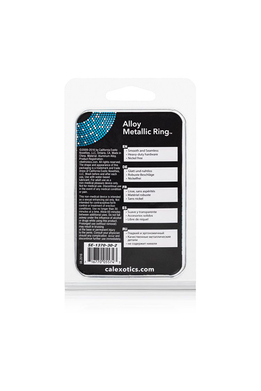 Металлическое эрекционное кольцо экстра большого размера Alloy Metallic Ring Extra- Large