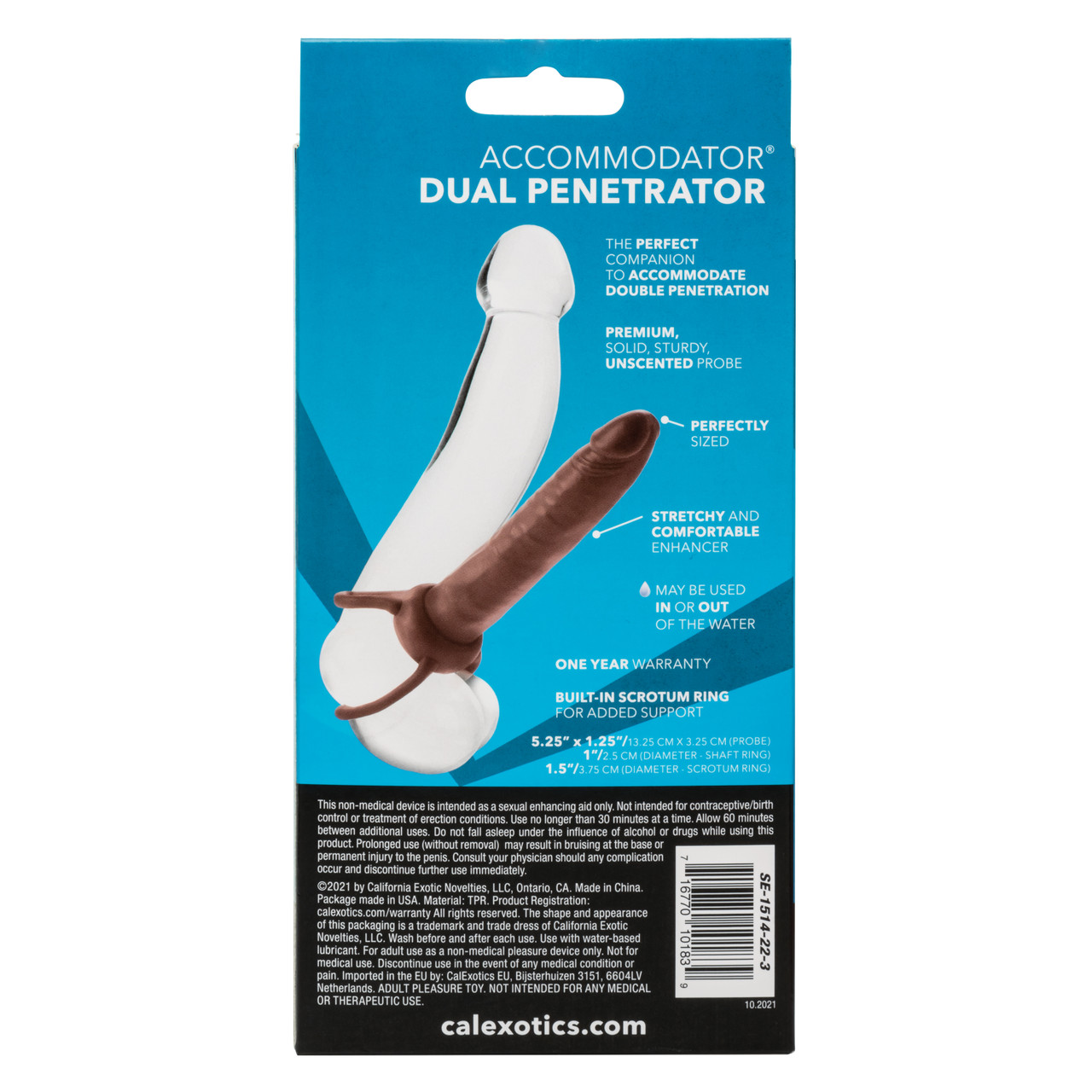 Страпон для двойного проникновения (пенетрейшен) Accommodator Dual Penetrator