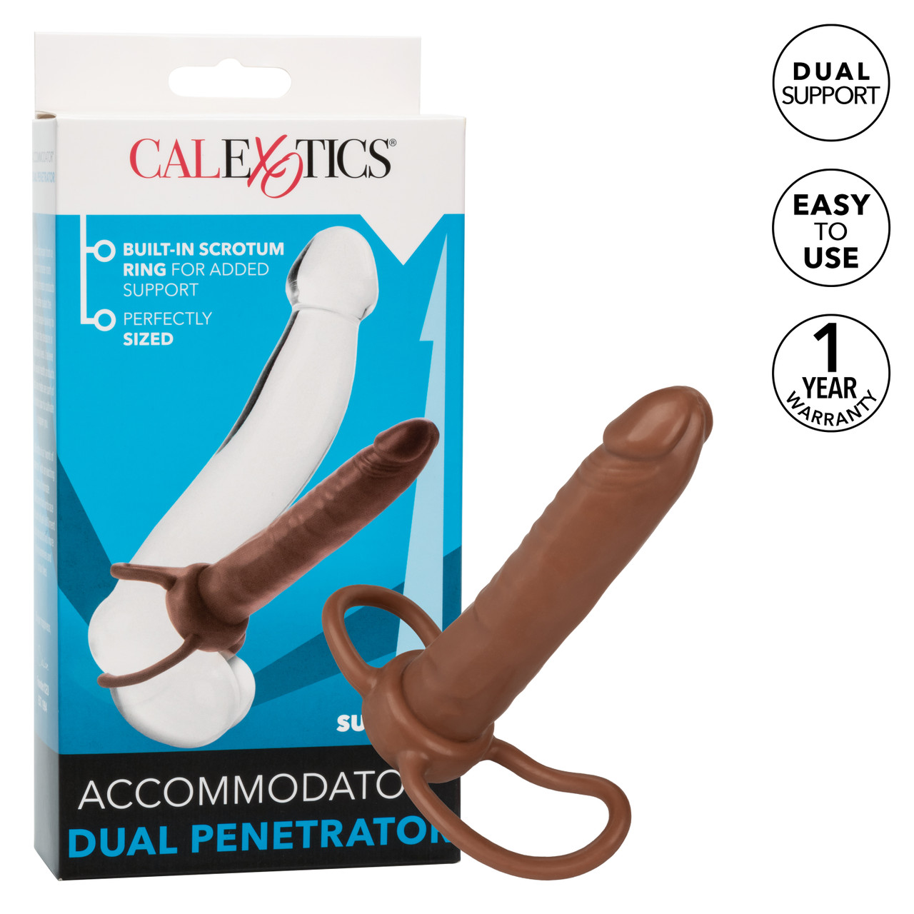 Страпон для двойного проникновения (пенетрейшен) Accommodator Dual Penetrator
