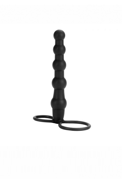 Страпон для двойного проникновения (пенетрейшен) Beaded Dual Penetrator