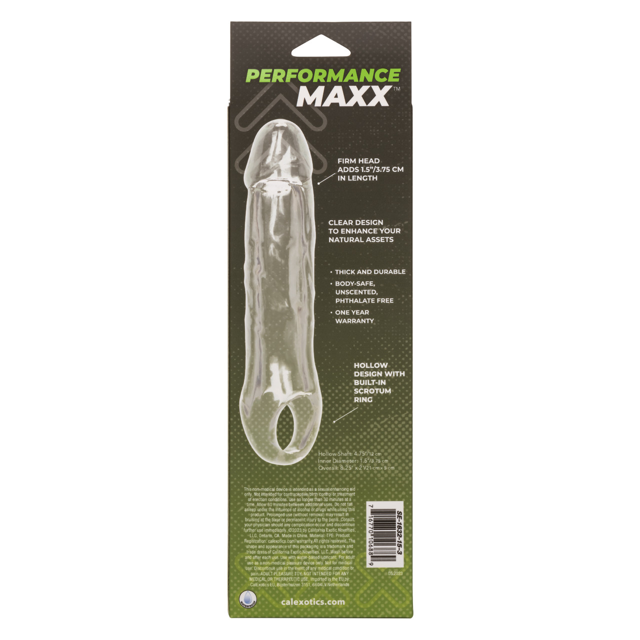 Увеличивающая насадка из эластомера PERFORMANCE MAXX CLR EXTSN 6.5