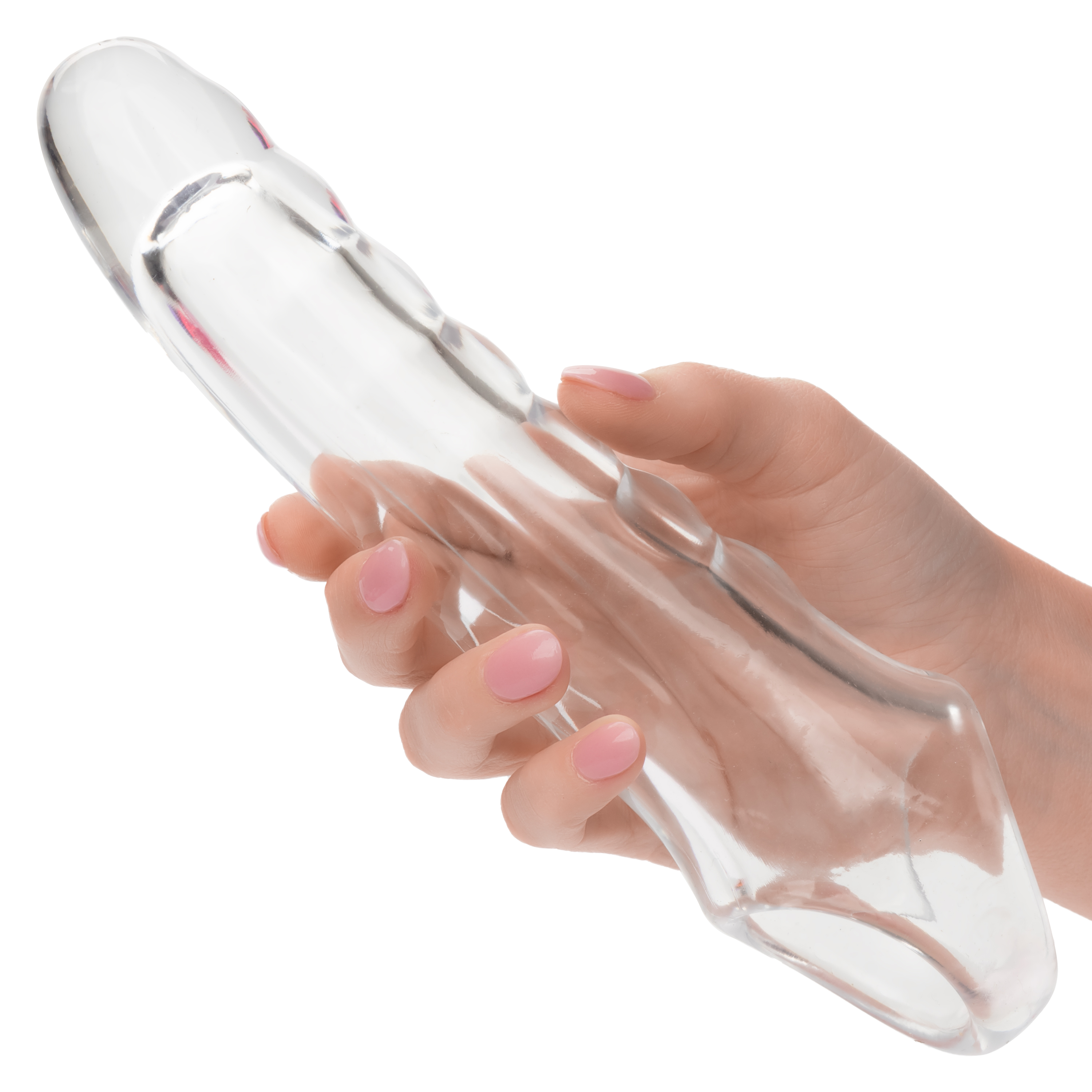 Увеличивающая насадка на член CLEAR EXTENSION KIT со вставками для регилирования длины