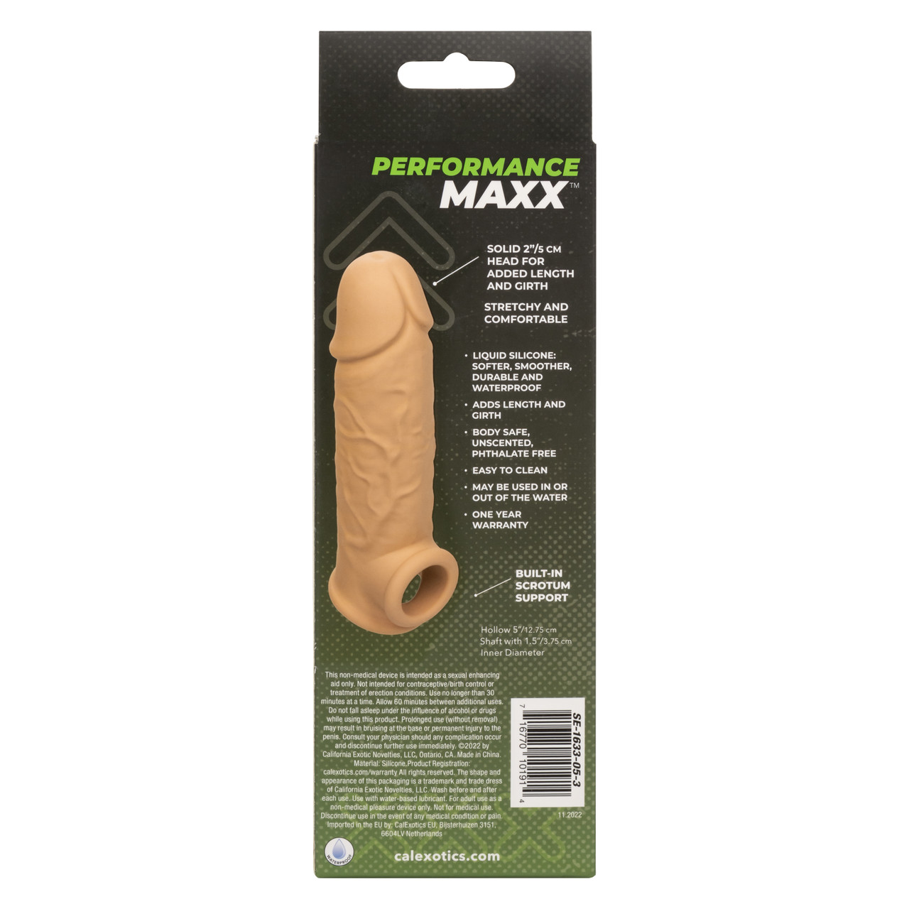 Увеличивающая насадка на член Performance Maxx™ Life-Like Extension (17,75 х 3,75 см.)