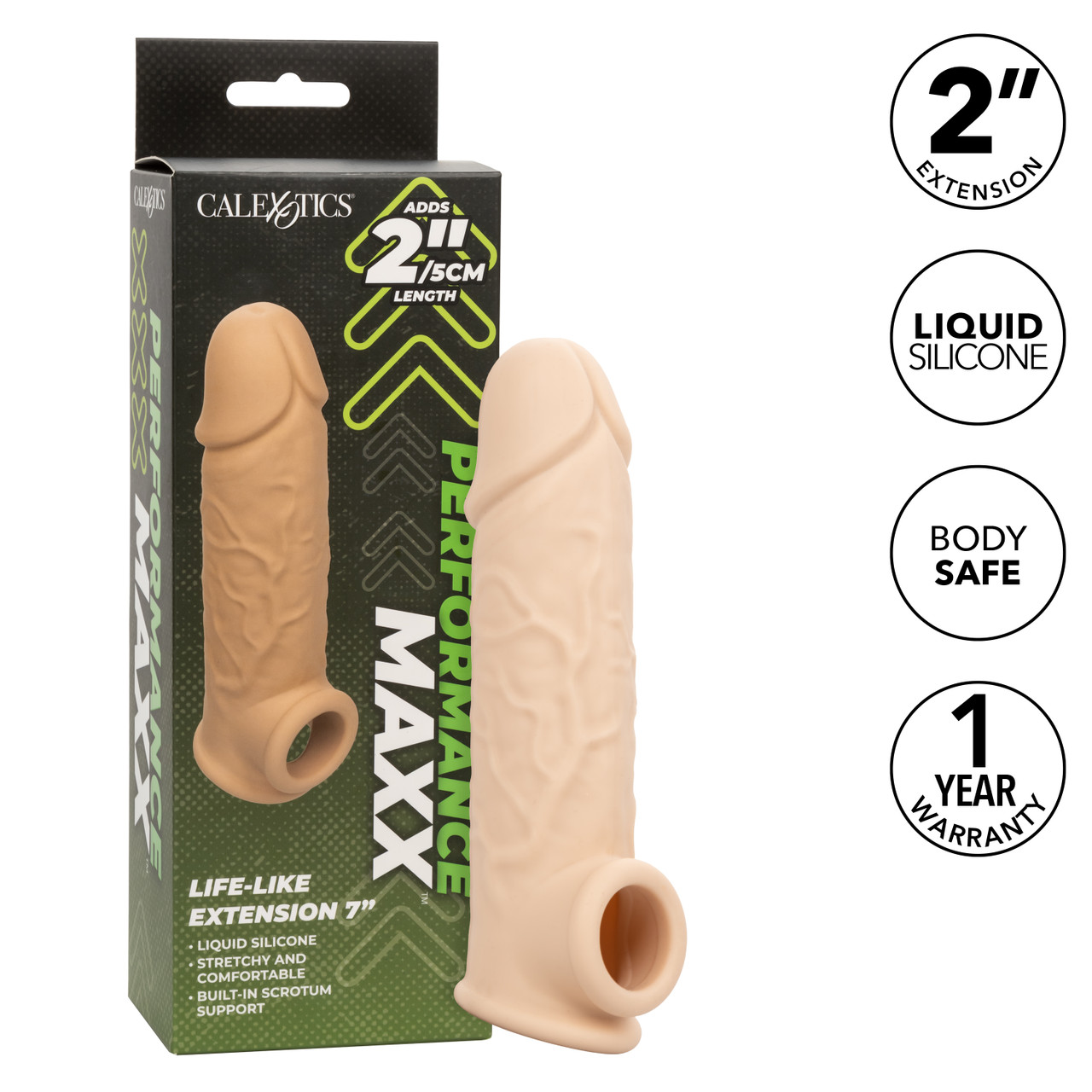 Увеличивающая насадка на член Performance Maxx™ Life-Like Extension (17,75 х 3,75 см.)