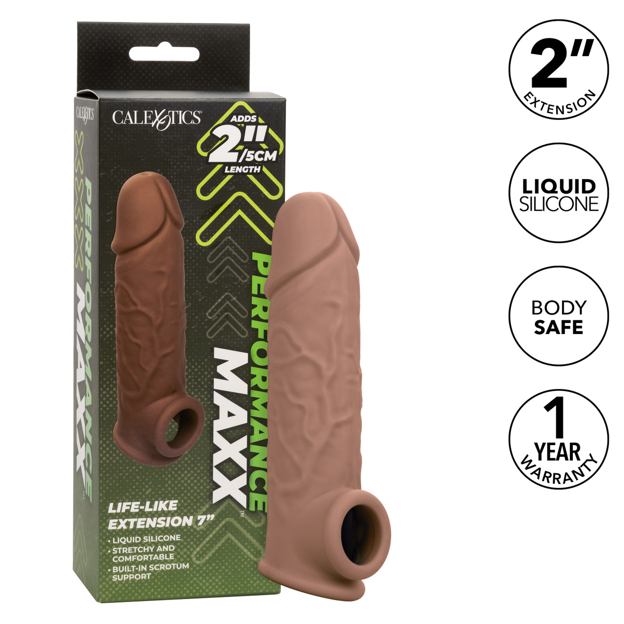 Увеличивающая насадка на член Performance Maxx™ Life-Like Extension (17,75 х 3,75 см.)