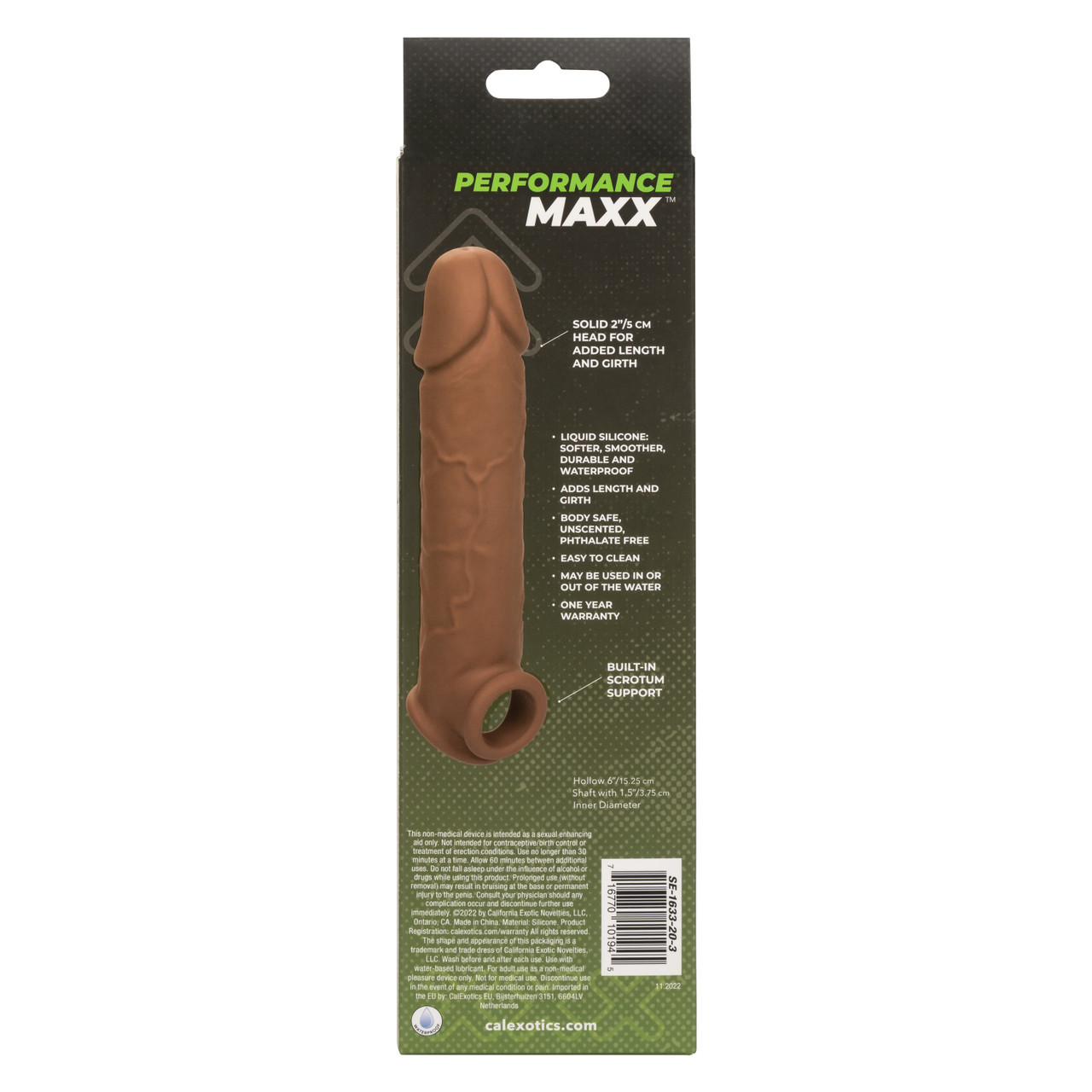 Увеличивающая насадка на член Performance Maxx™ Life-Like Extension (20,25 х 3,75 см.)