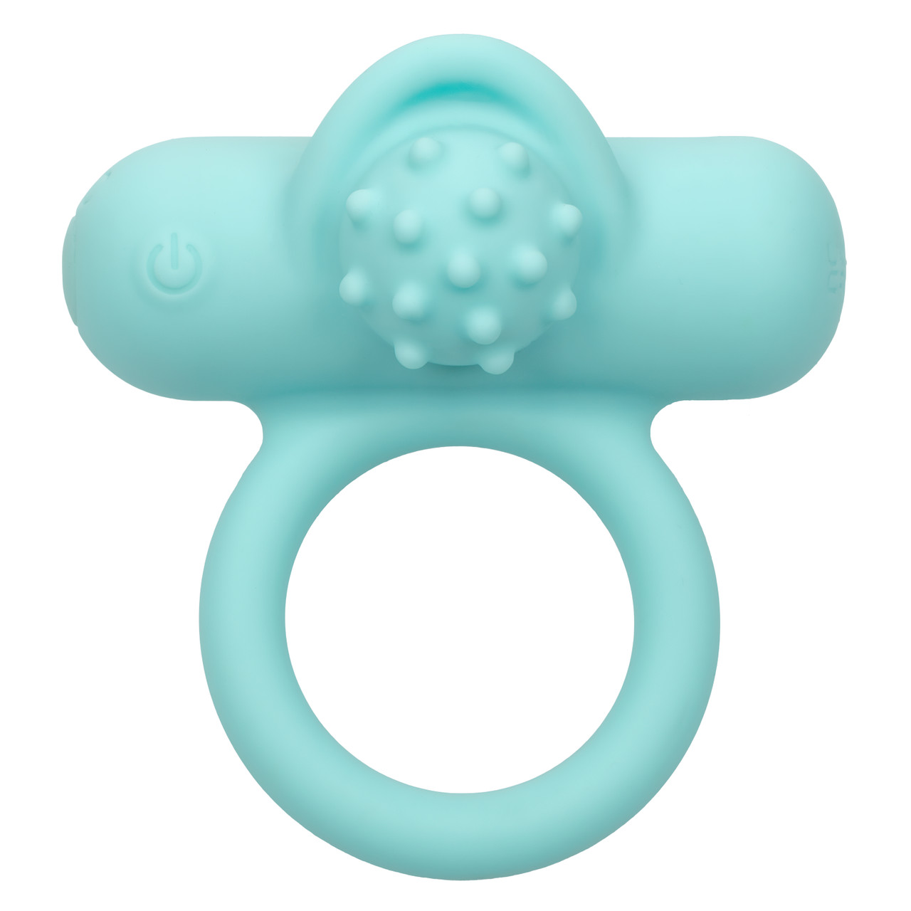 Перезаряжаемое эрекционное виброкольцо Silicone Rechargeable Nubby Lover’s Delight