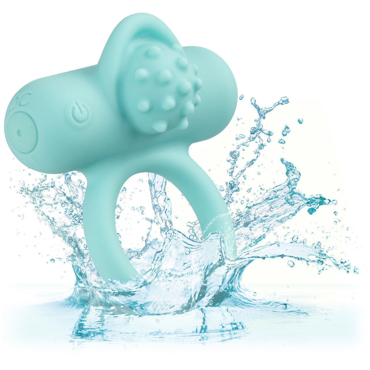 Перезаряжаемое эрекционное виброкольцо Silicone Rechargeable Nubby Lover’s Delight