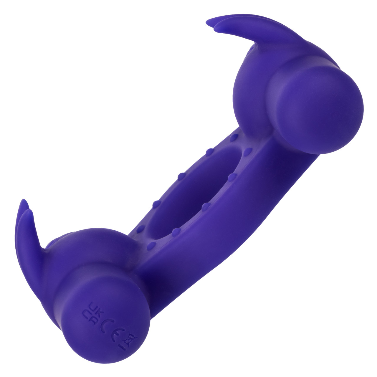 Перезаряжаемое эрекционное виброкольцо с двумя моторами Silicone Rechargeable Triple Orgasm Enhancer