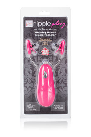 Зажимы на соски Nipple play с вибрацией