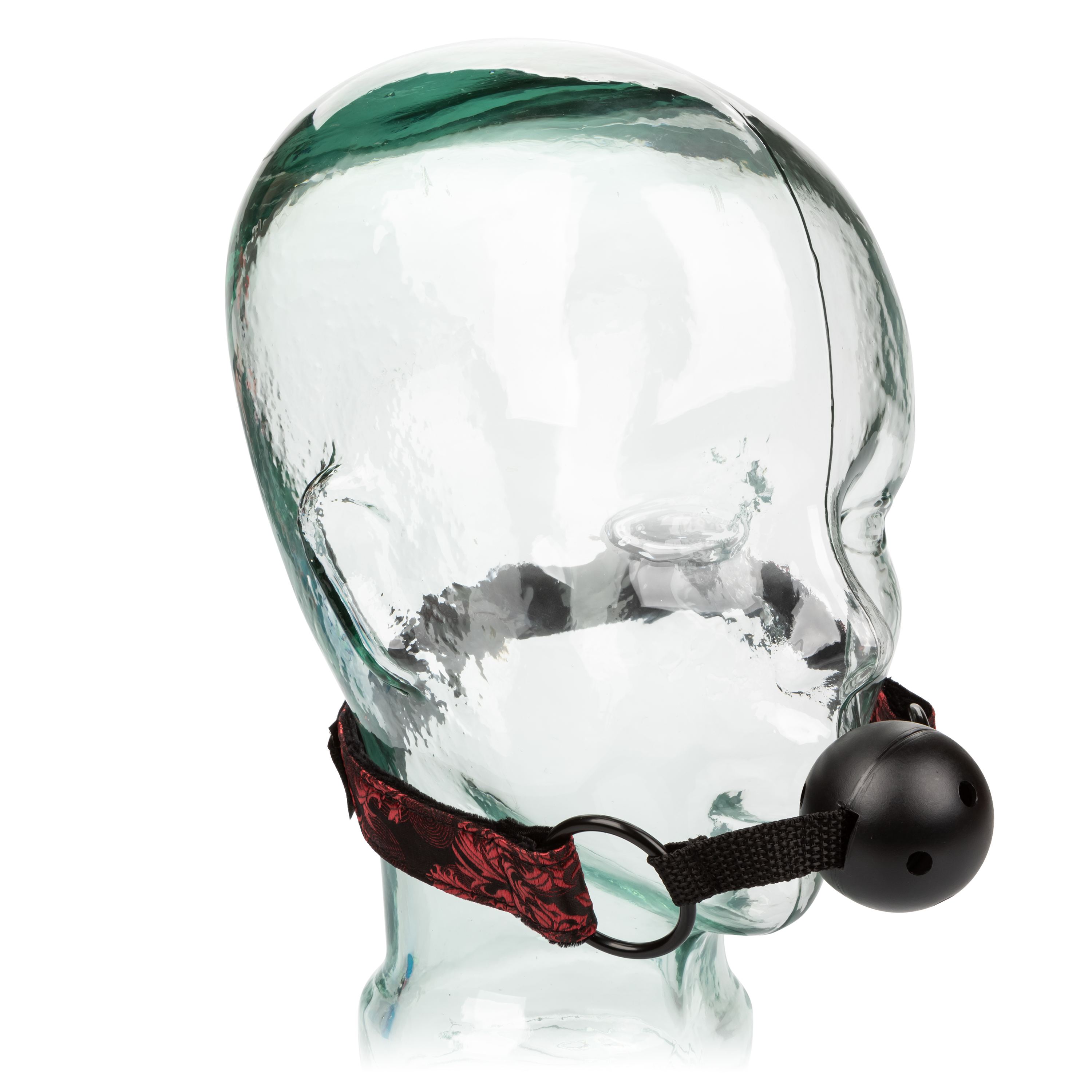 Кляп-шарик с фиксацией рук Scandal Breathable Ball Gag With Cuffs