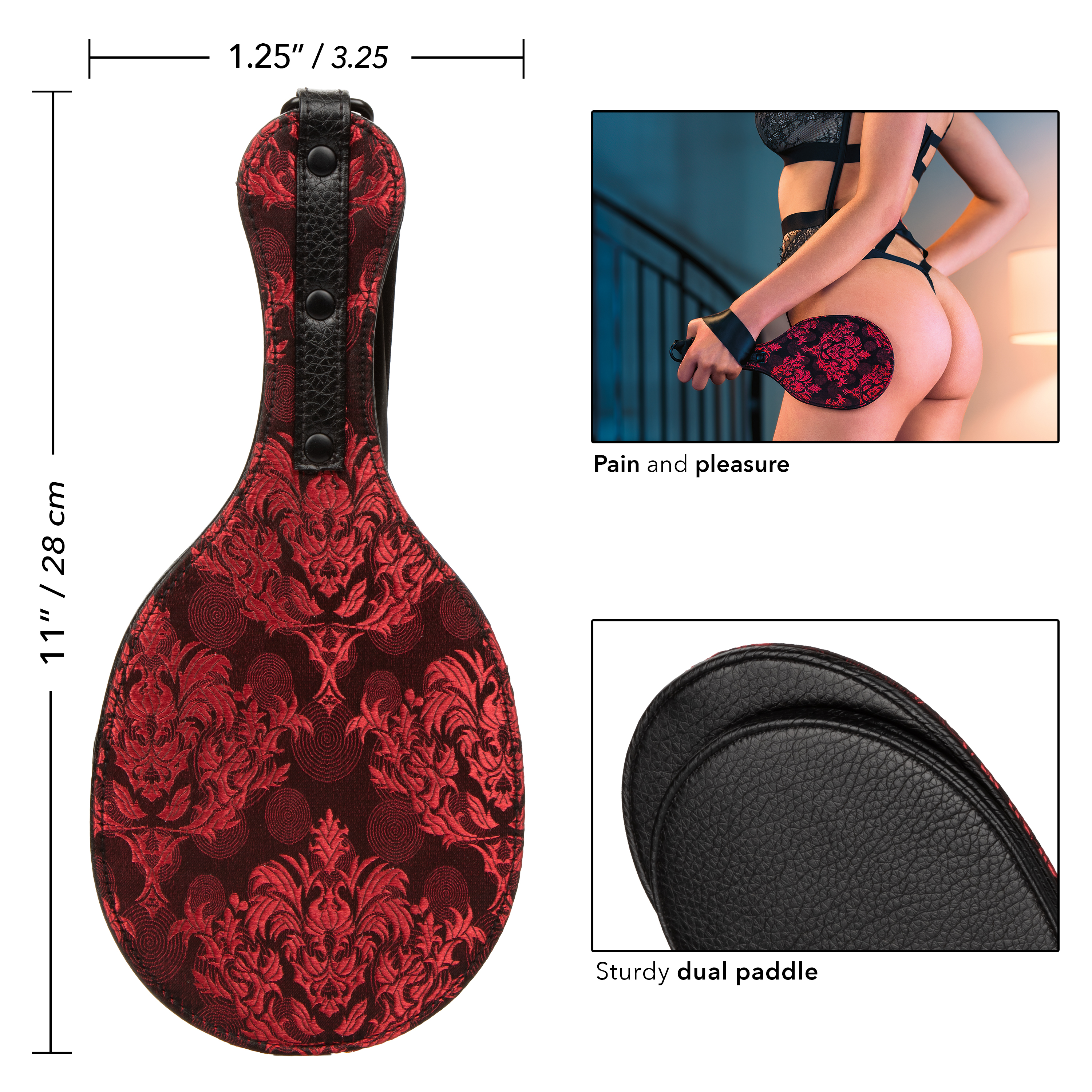 Шлепалка (паддл) Scandal Round Double Paddle
