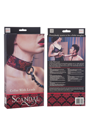 Ошейник с поводком Scandal Collar with Leash