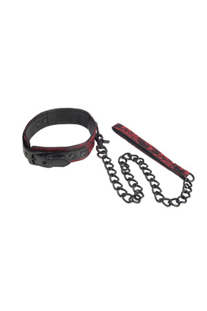 Ошейник с поводком Scandal Collar with Leash