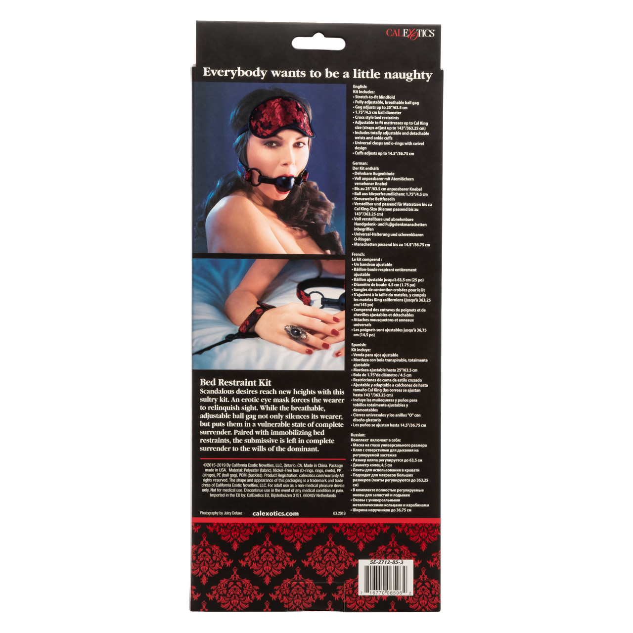 Набор для интимных удовольствий Scandal® Bed Restraint Kit