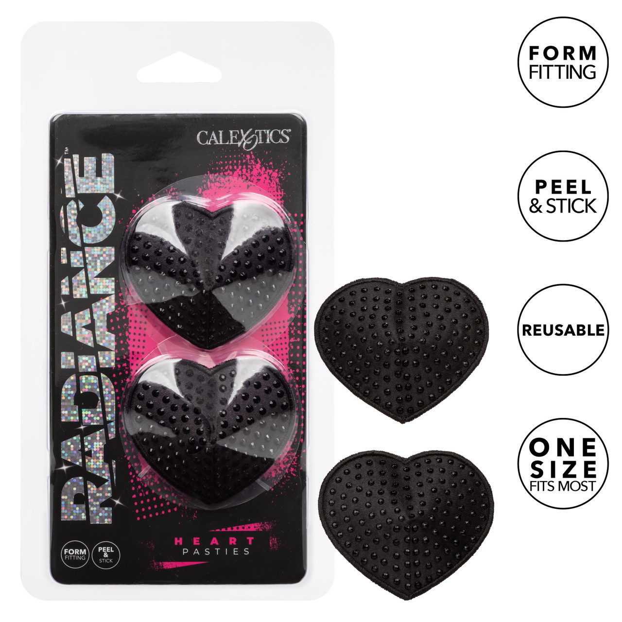 Пэстисы в форме сердечек RADIANCE HEART GEM PASTIES