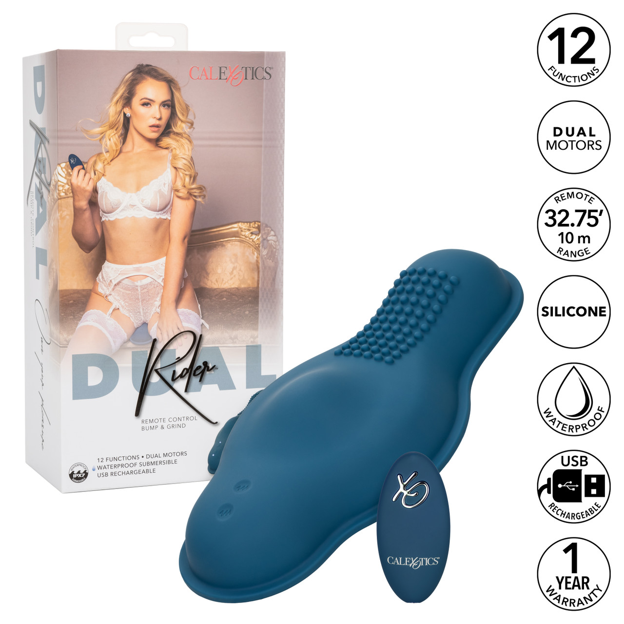 Вибромассажер Dual Rider Remote Control Bump & Grind