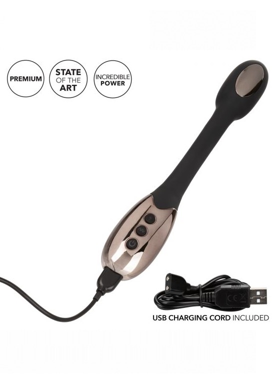 Гибкий вибромассажер с электростимуляцией Electro-Charge
