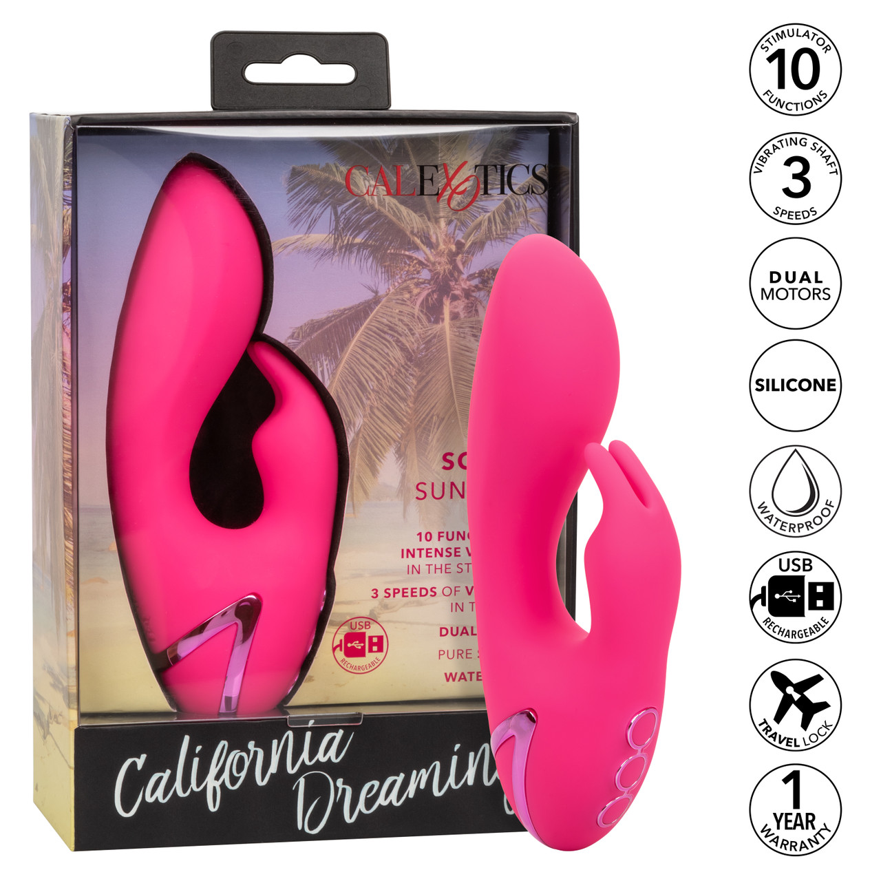 Вибратор-кролик California Dreaming So. Cal Sunshine