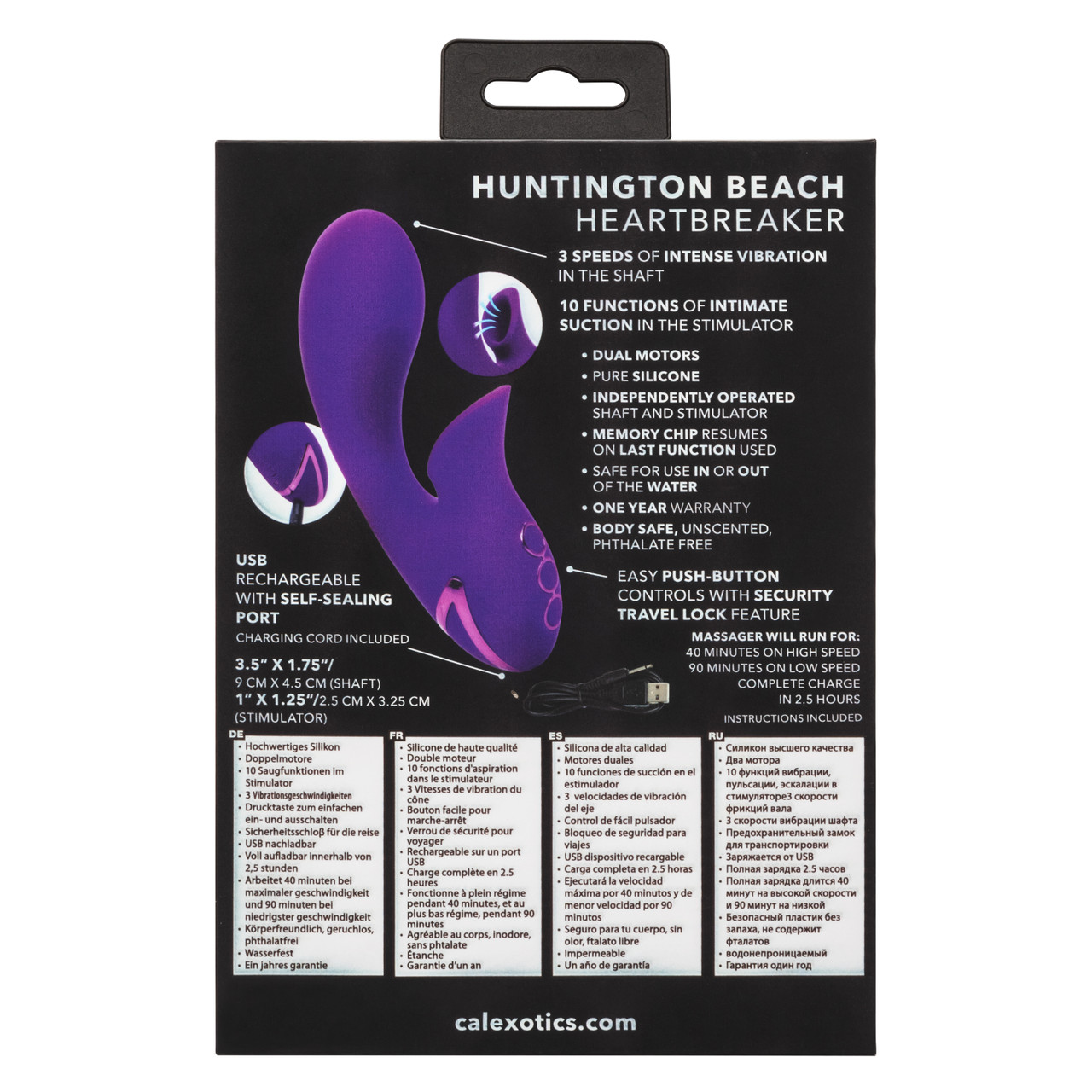 Вибратор-кролик California Dreaming Huntington Beach Heartbreaker