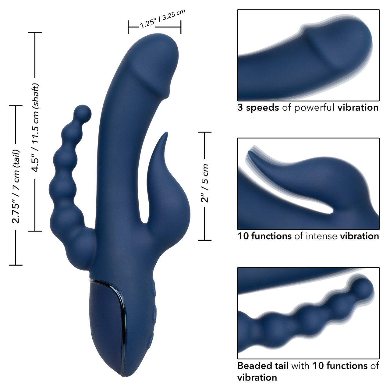 Тройной вибромассажер III Triple Orgasm